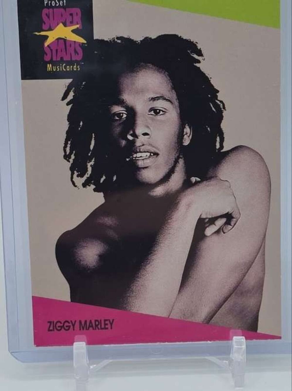 1991 Pro Set SuperStars MusiCards #70 Ziggy Marley Card